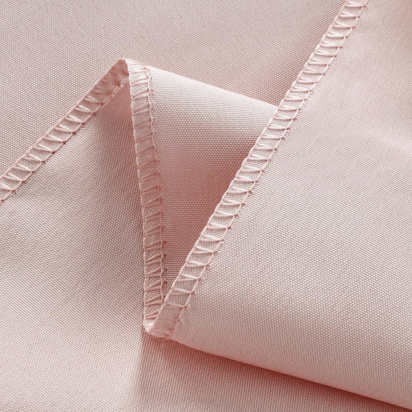 6-Pack 60x144 inch Dusty Pink Table Cloths, Solid Stain and Wrinkle Resistant Oblong Tablecloth, Premium Plain Weave Polyester Fabric Rectangle Table Linen Covers for Hotel, Banquet