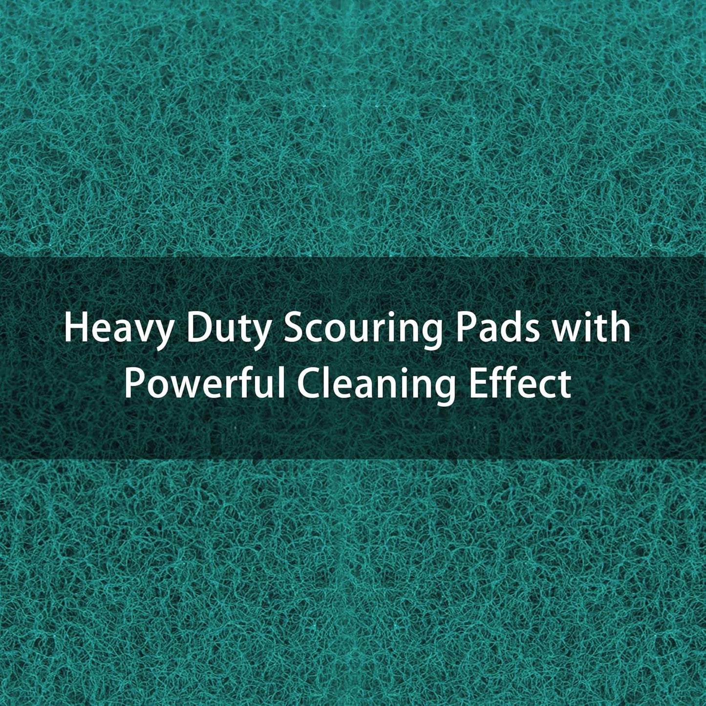 Heavy Duty Scour Pads, Non-Scratch Scrub Sponges, ULIFESTAR 5PCS Dish Scrubber Scouring Pads, Dual-Sided Reusable Household Scrub Pads for Dishes,Dish Cleaning Tool,Kitchen Scrubbers & Metal Grills