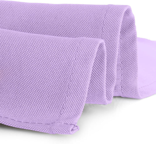 Gee Di Moda Rectangle Tablecloth - 70 x 120 Inch Lavender Table Cloth for 6 or 8 Foot Rectangle Table - Heavy Duty Washable Fabric - for Buffet Table, Holiday Party, Dinner, Wedding & Baby Shower