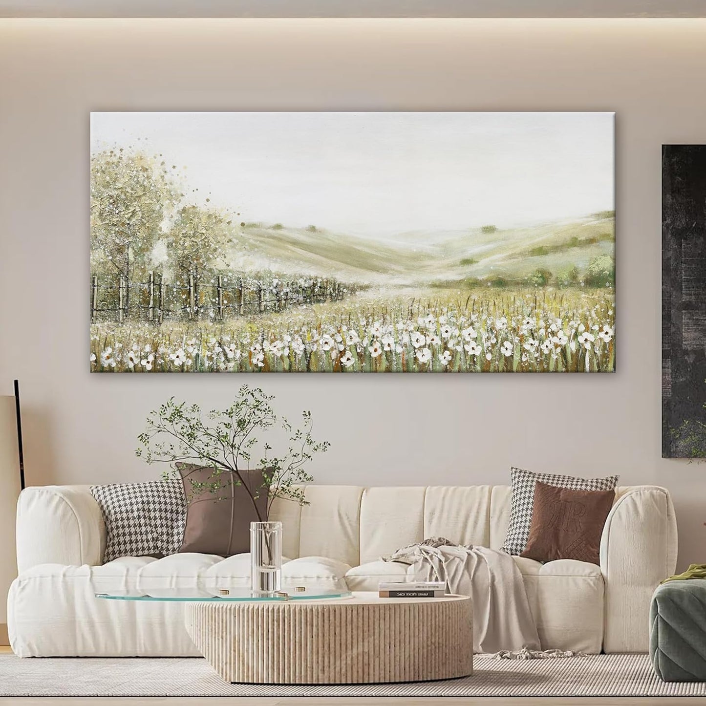 QSQ Wall Art Decor Natural Wall Decorations Home Decor Wall Art Prints Mountain Wilderness Landscape Large Size Artwork for Living Room Wall Bedroom Kitchen Office Decor 29"×58"