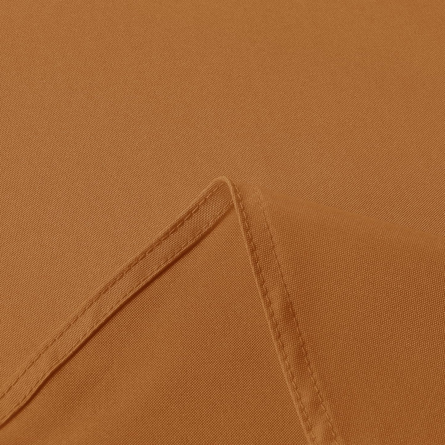 sancua Fall Tablecloth Rectangular - 60 x 84 Inch - Stain and Wrinkle Resistant Polyester Fabric Rectangle Table Cloth, Thanksgiving Table Cover for Dining Tables, Buffet Parties, Bronze