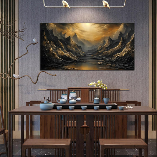 Nature Wall Art for Living Room Bedroom Office Large Mountain Canvas Pictures Landscape Wall Decoration 29x59 Modern Artwork