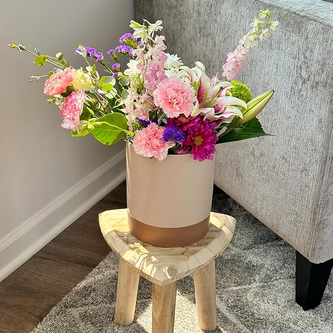 Mora Ceramic Kitchen Utensil Holder - Wooden Spoon & Spatula Crock for Countertop, Modern Farmhouse Home Decor, Extra Large 7.3" Cooking Organizer for Stove Top and Counter - Heavy & Sturdy - Chai