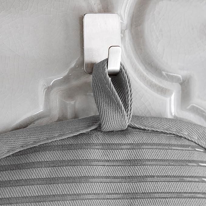 All-Clad Premium Pot Holder & Hot Pad: Heat Resistant up to 500 Degrees - 100% Cotton, 10"x6.25" Hot Pad for Kitchen and Barbeque, 2-Pack, Titanium