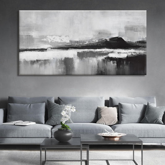 Abstract Wall Art Decor Large Home Decor Wall Art Prints Black and White Wall Decor Modern paintings Decorations for Living Room Bedroom Kitchen Office 30"×60"