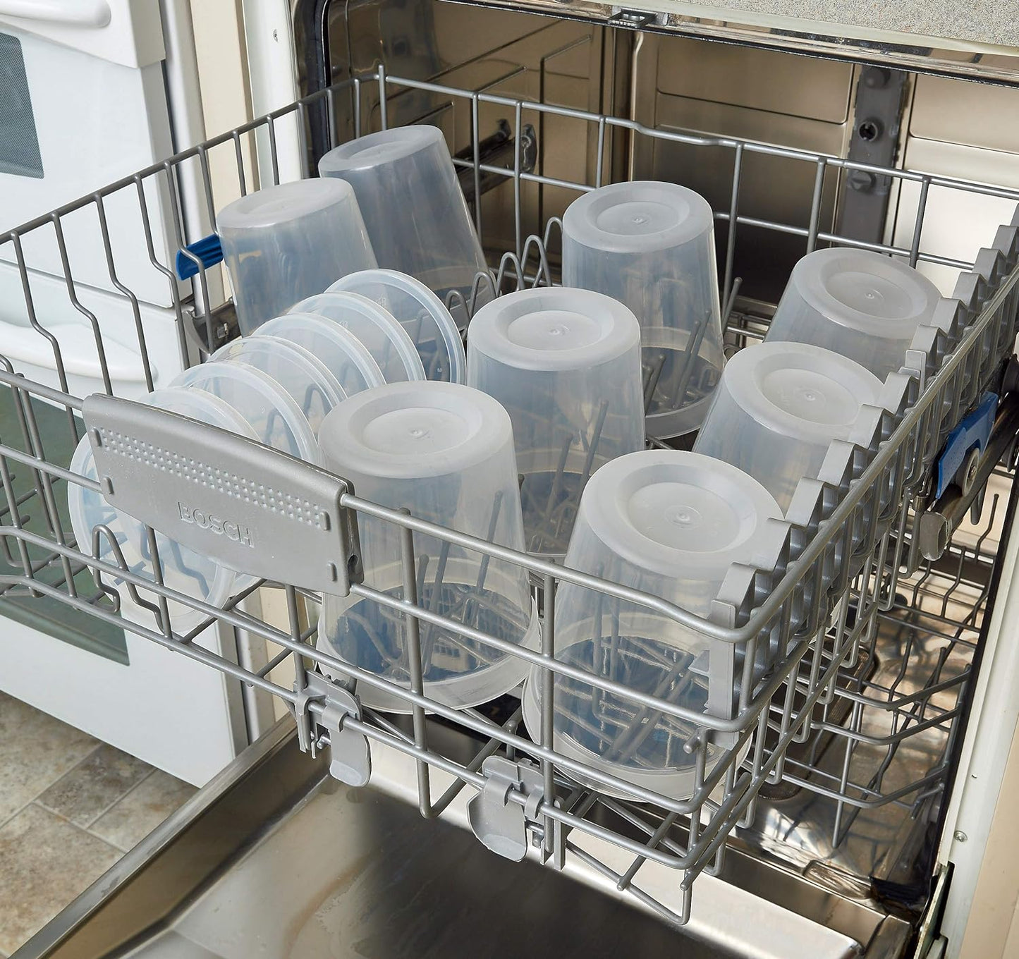 DuraHome Deli Containers with Lids for Food Storage Leakproof - 46 Sets BPA-Free Plastic Microwaveable Clear Food Storage Container Premium Quality, Freezer & Dishwasher Safe (Mixed - 16oz & 32oz.)