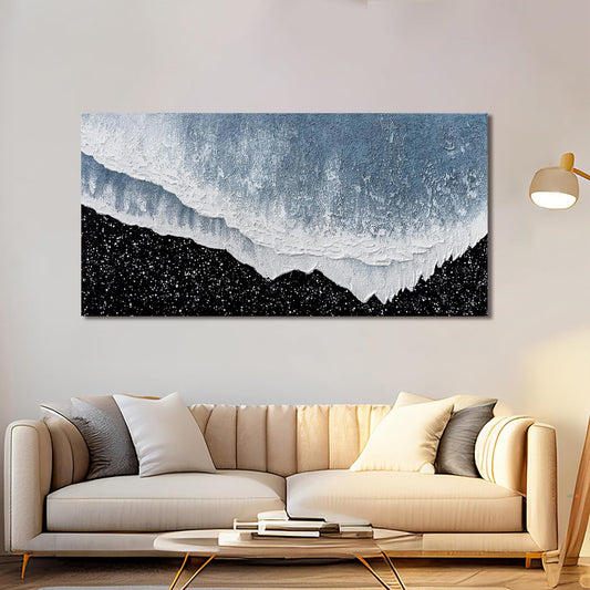 Canvas Wall Art Decor Modern Canvas Wall Art For Living Room Large Beach Wall Art Prints Artwork for Walls Black and White Wall Art Decor Bedroom Office Kitchen Wall Decor 24" x 48"