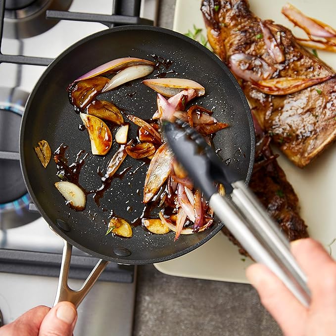 KitchenAid Hard Anodized Induction Nonstick Fry Pan/Skillet, 8.25 Inch, Matte Black