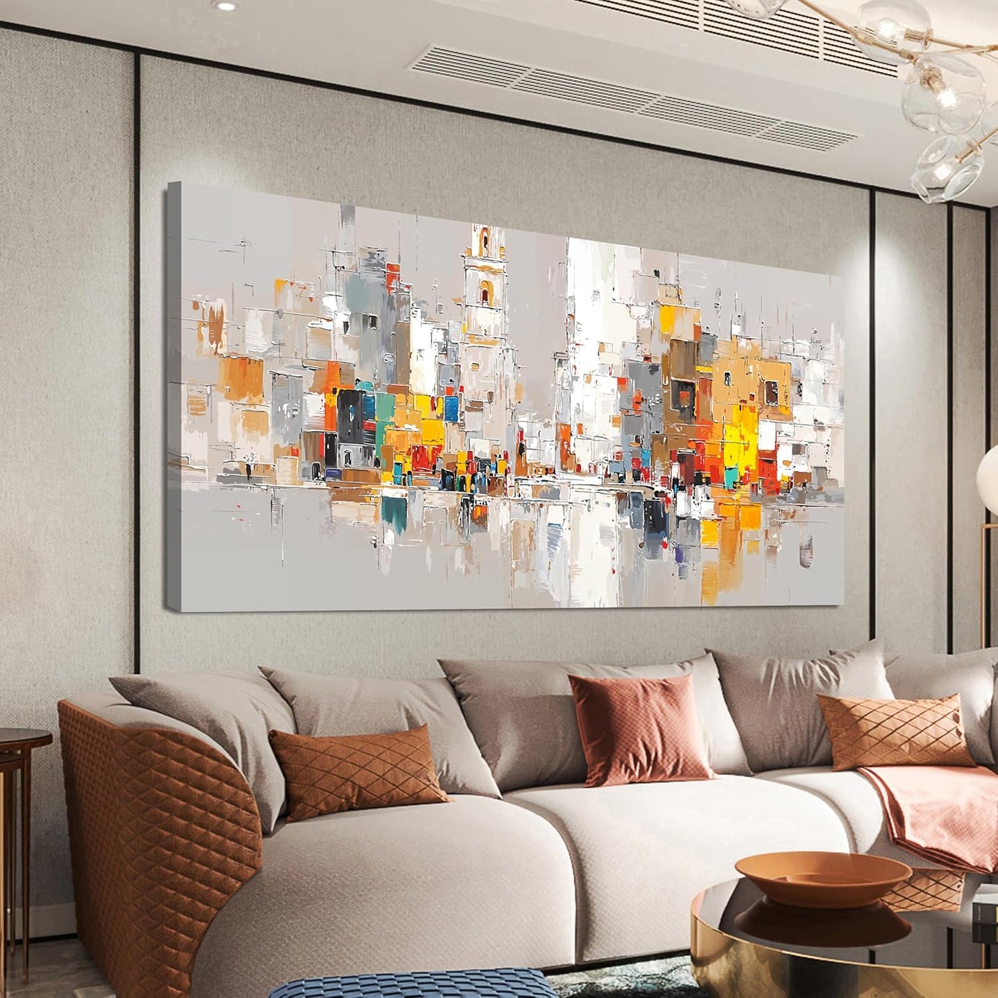 Canvas Wall Art Decor Modern Wall Art for Living Room Colorful Abstract Wall Art Prints Artwork for Walls Abstract Art Pictures Abstract Canvas Art Wall Decor Bedroom Office Decorations 20" X 40"