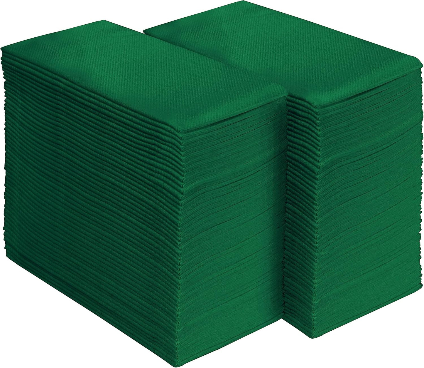 American Homestead Paper Napkins – Disposable Linen-Like Dinner Napkins for Weddings, Parties & Restaurants – 15.75" x 15.75" Green, 100 Count Bulk Pack