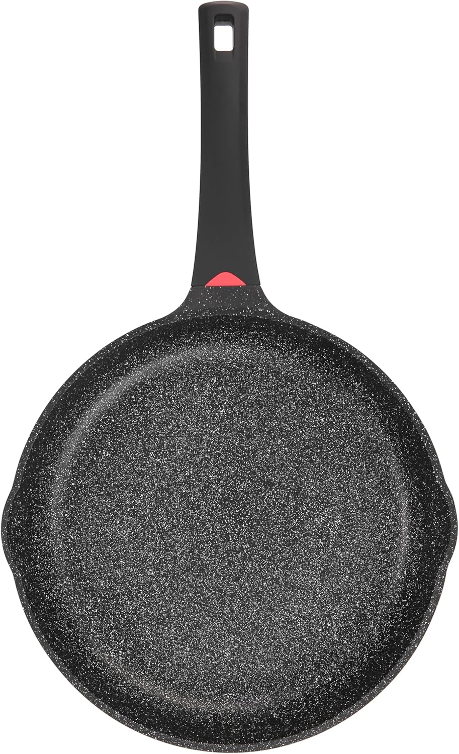 9.5 Inch Non Stick Frying Pan Granite Coated with Pour Spout - 1.9 Quart Skillets & Frying Pans with Comfort Stay Cool Grip Handle - Induction Compatible- Non Toxic PFOA Free Cookware (Black)