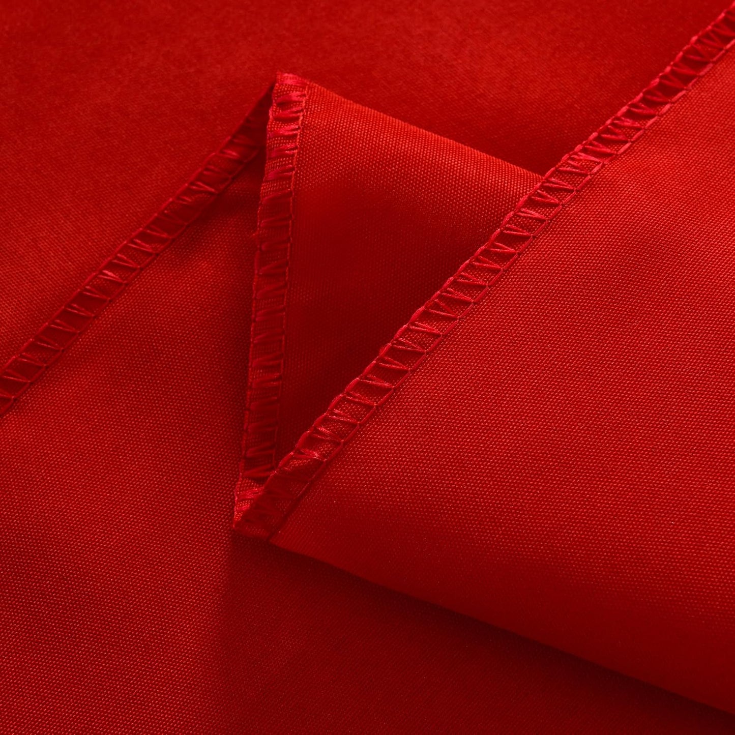 6-Pack 60x144 inch Red Table Cloths, Solid Stain and Wrinkle Resistant Oblong Tablecloth, Premium Plain Weave Polyester Fabric Rectangle Table Linen Covers for Hotel, Banquet