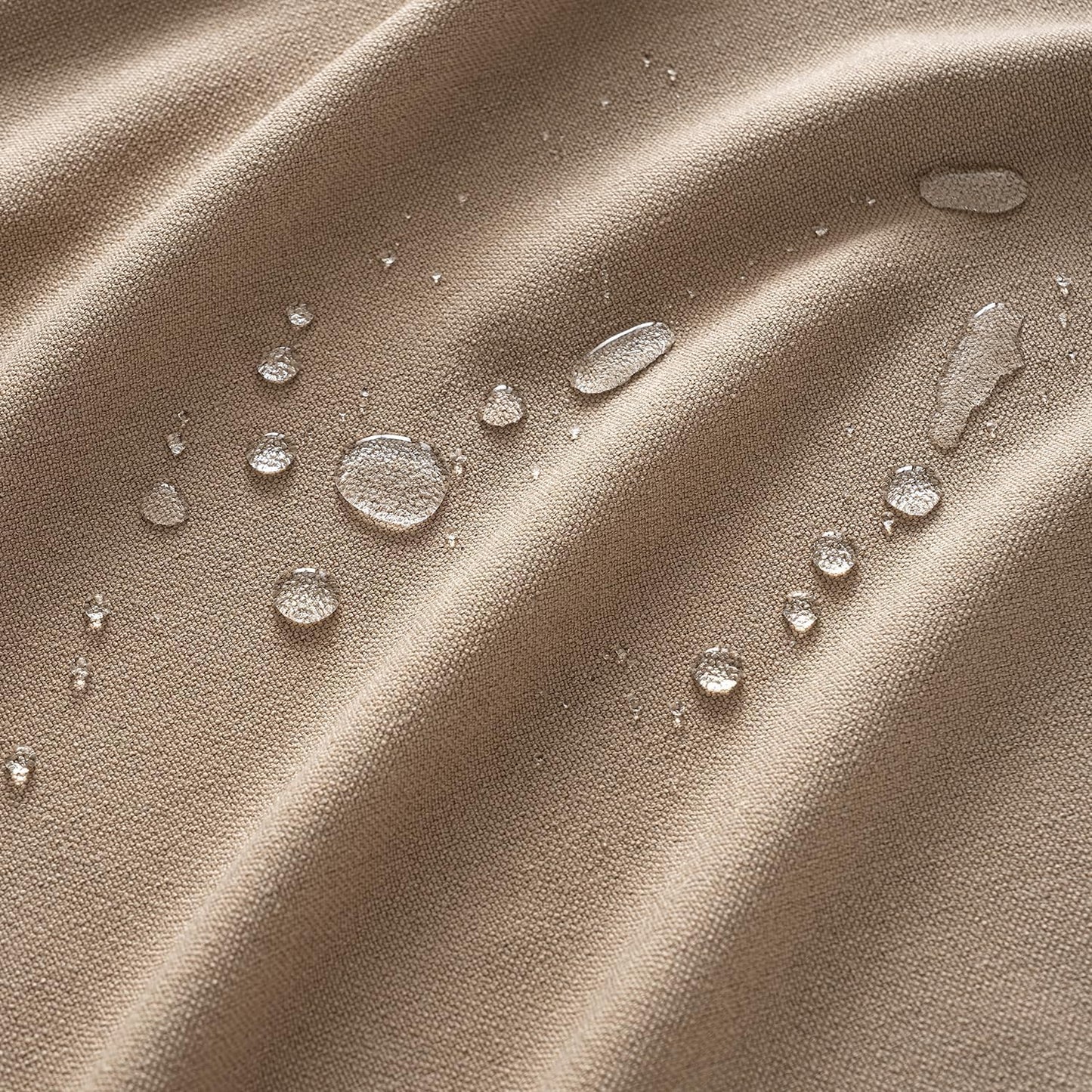 MIULEE Brown Linen Tablecloth 52x70 Inch Rectangle Table Cloth Waterproof,Stain Resistant & Wrinkle Resistant for Dining Party Wedding