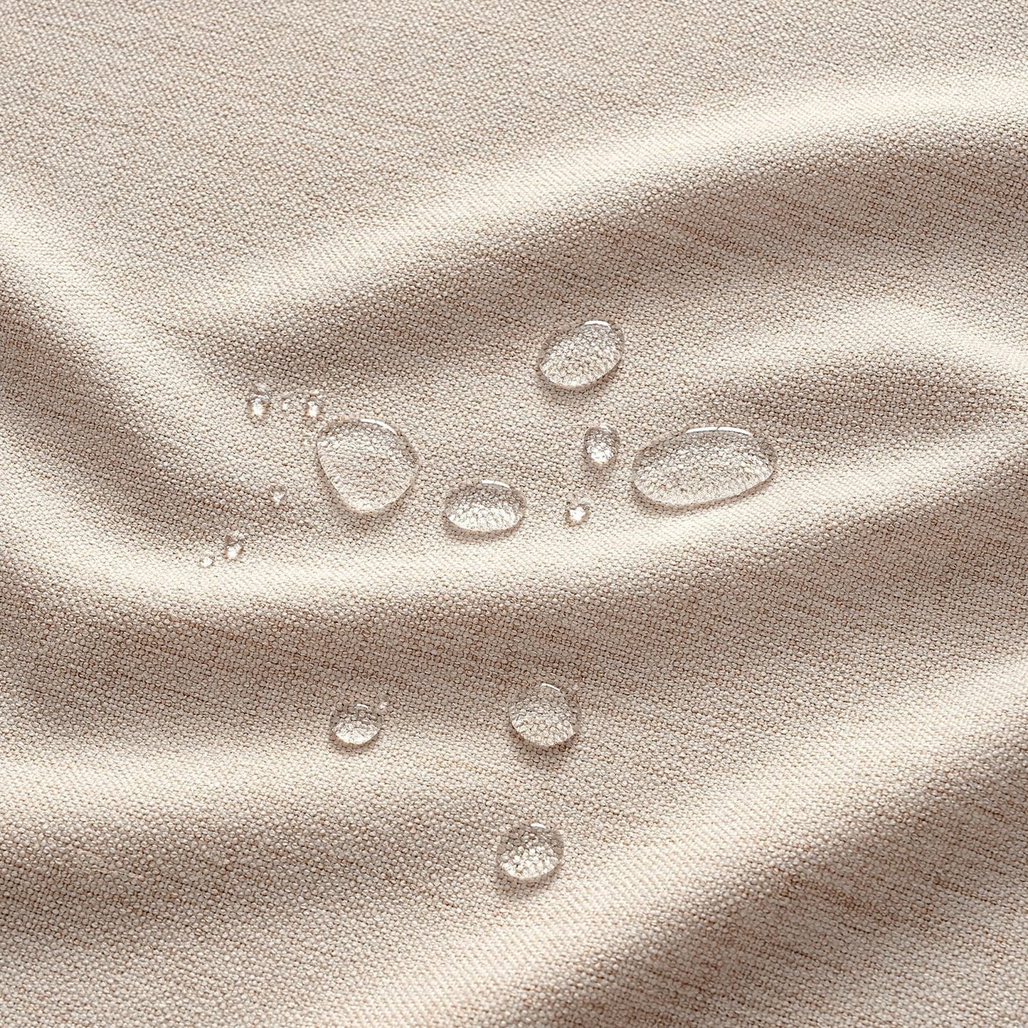 MIULEE Natural-Black Linen Tablecloth 60x104 Inch Rectangle Table Cloth Waterproof,Stain Resistant & Wrinkle Resistant for Dining Party Wedding