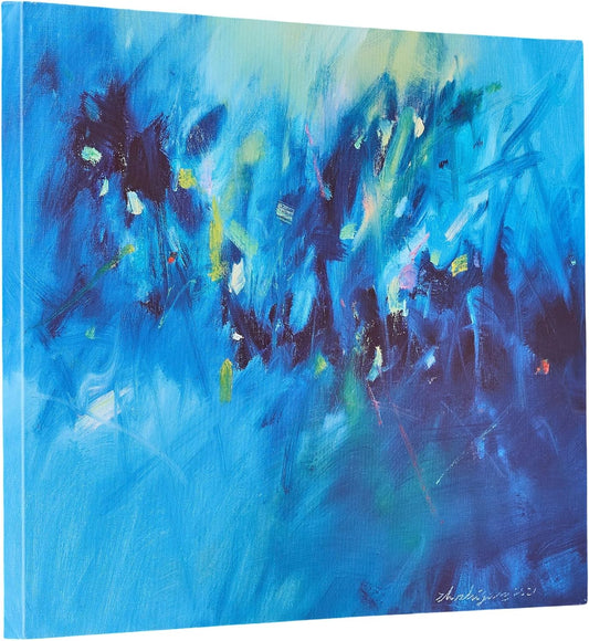 Gloliv Canvas Wall Art for Living Room – Abstract Wall Decor Painting, Artist-Authorized Reproduction Print – Modern Canvas Prints for Office, Bedroom, Bathroom & Kitchen Home Decor 10"x8"