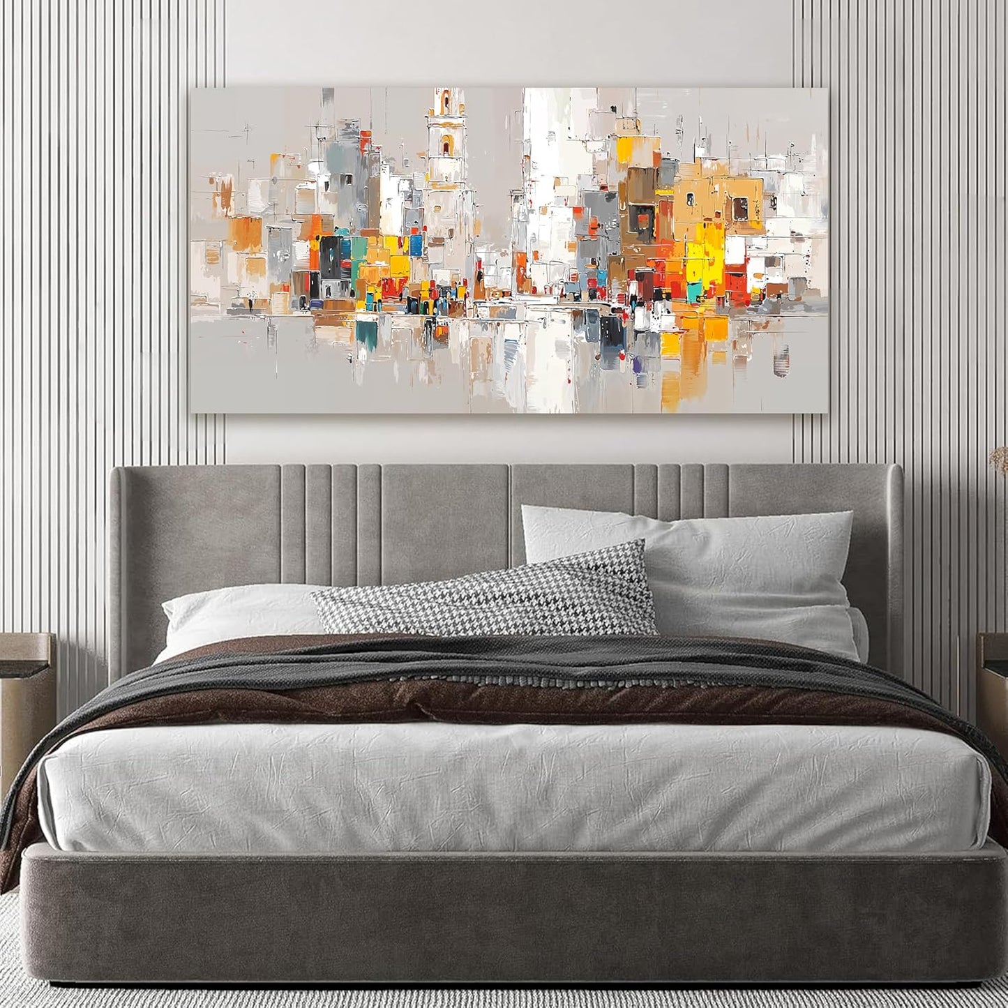 Canvas Wall Art Decor Modern Wall Art for Living Room Colorful Abstract Wall Art Prints Artwork for Walls Abstract Art Pictures Abstract Canvas Art Wall Decor Bedroom Office Decorations 20" X 40"