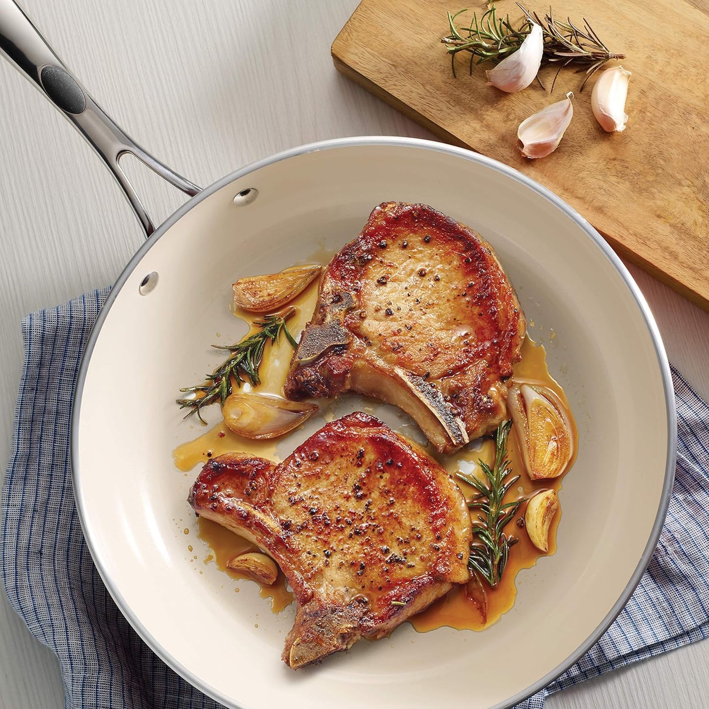 Tramontina 80110/020DS Fry Pan, 12", Metallic Black