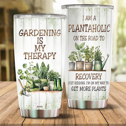 Gardening Gifts for Women Mom Wife Grandmother Funny Gardening Travel Mug Coffee Cup Gift for Garden Lover Plant Lady Gardener Thermos Tumblers 20oz Stainless Steel Christmas Birthday