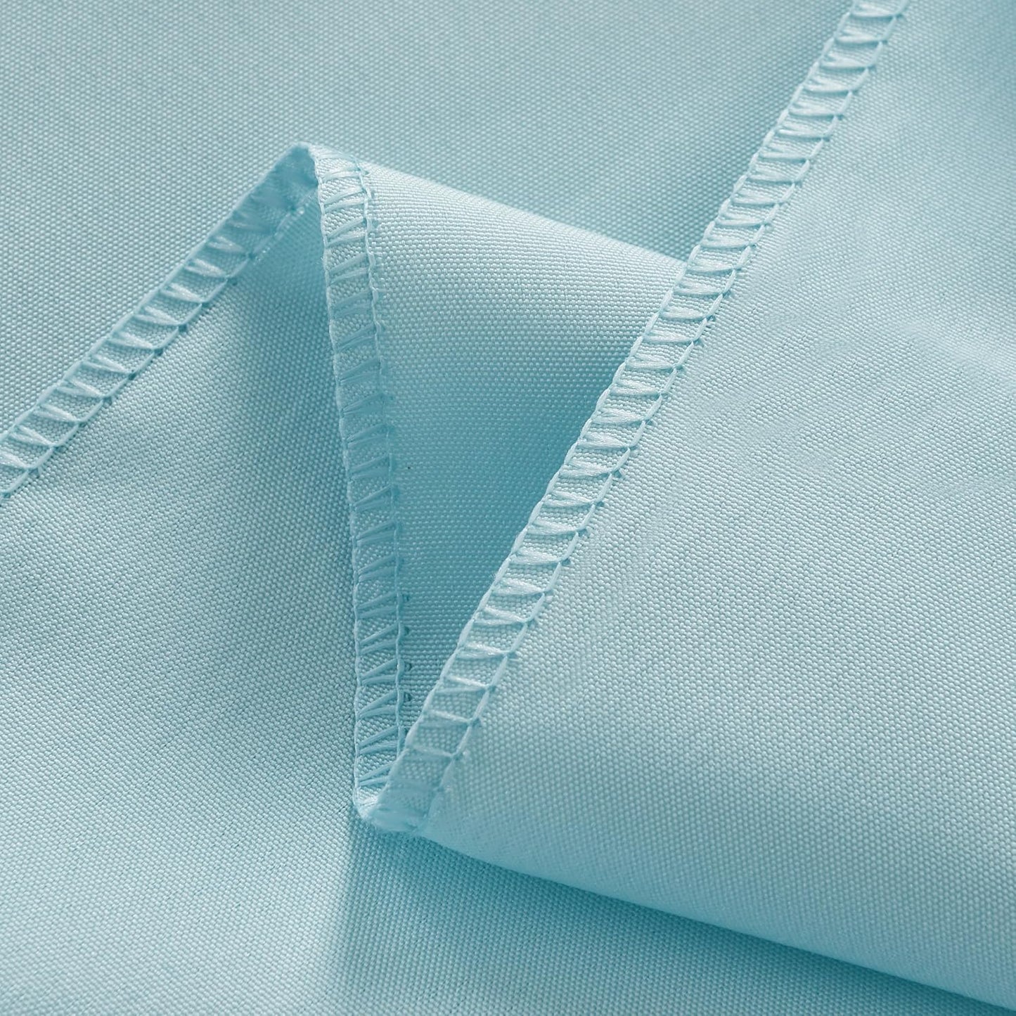 2-Pack 60x120 inch Dusty Blue Table Cloths, Solid Stain and Wrinkle Resistant Oblong Tablecloth, Premium Plain Weave Polyester Fabric Rectangle Table Linen Covers for Hotel, Wedding