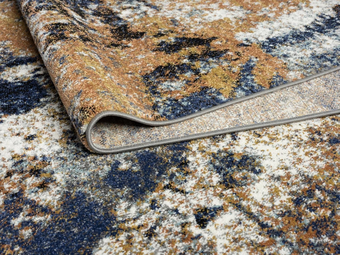 Keen Home Design Area Rugs - 12x15 Non-Shedding, Abstract Rugs for Kitchen, Living Room, Bedroom, Dining Room, Entryway - Size: 12' x 15', Multi