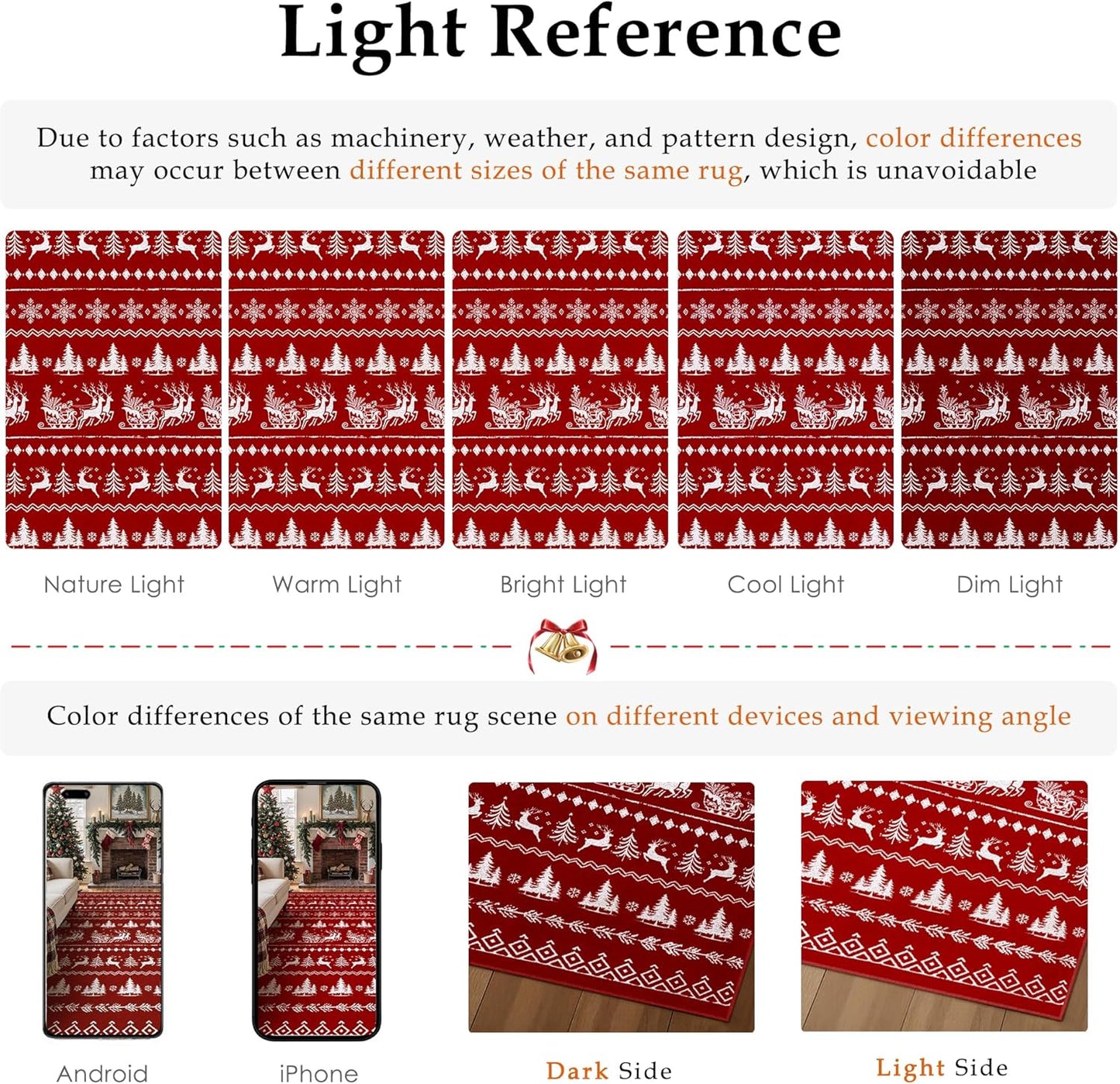 2x3 Christmas Area Rug Red Washable Entryway Carpet Xmas Elk Holiday Decor Doormat Kitchen Decorative Non Slip Soft Low Pile Small Carpet Indoor Throw Snowflake Rug Bedroom Entrance Bathroom