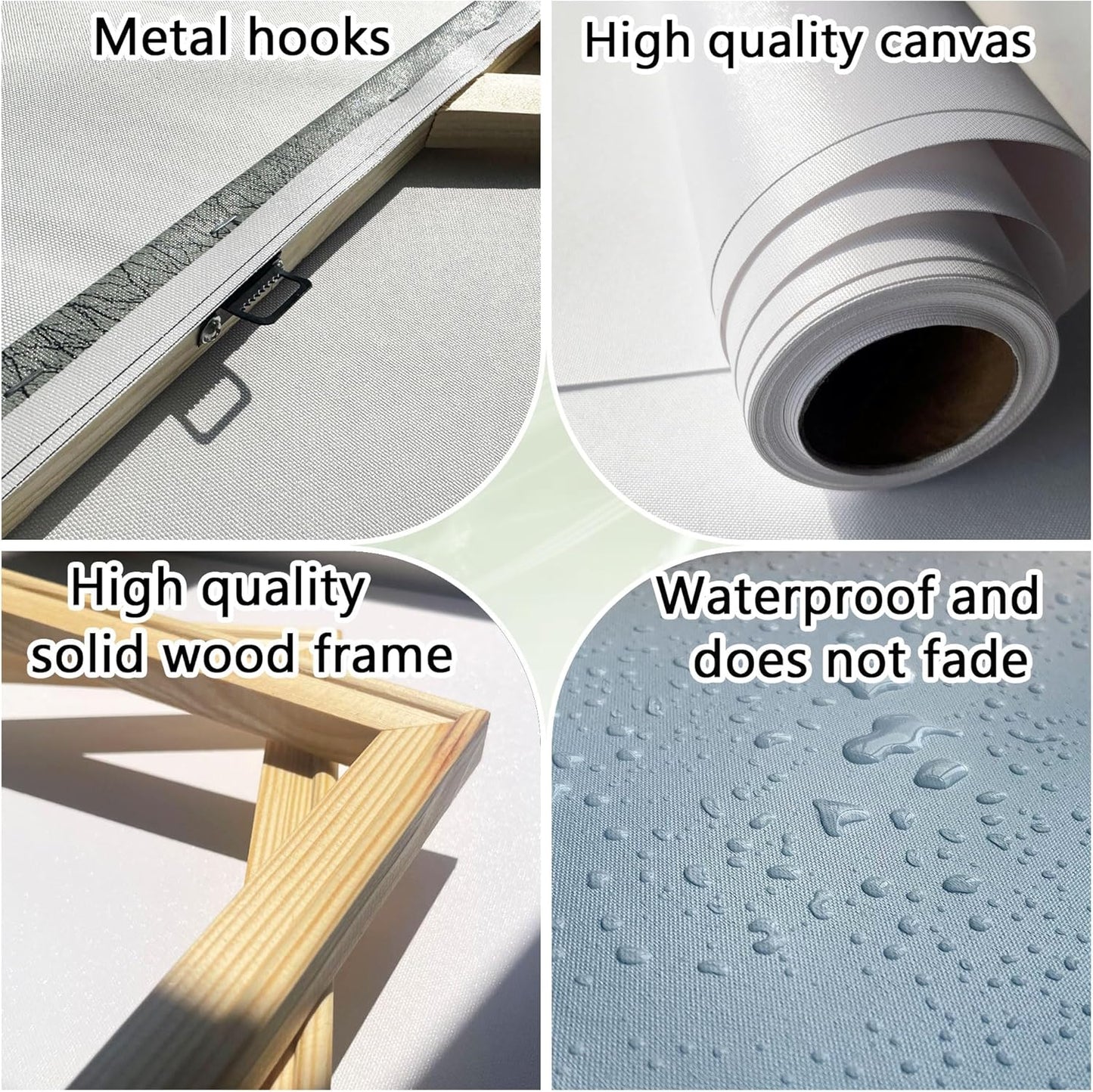 HKDGOKA Vintage Forest Wall Art, Blue Large Jurassic Dinosaur Canvas Pictures Tree Mountains Lake Landscape Paintings Artwork for Bedroom Living Room Kitchen Home Office Decor 24x48 IN