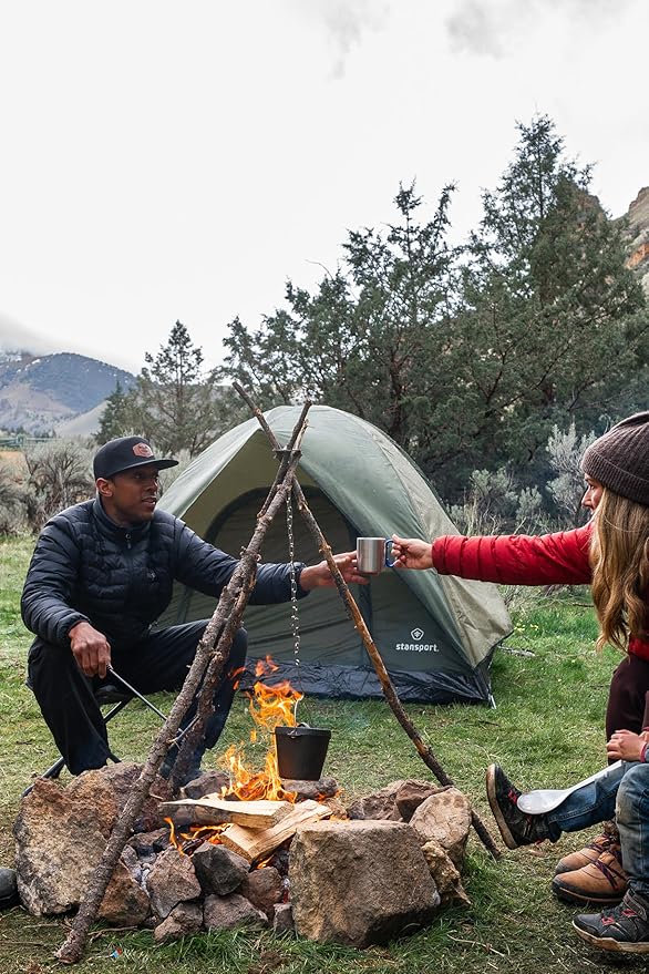 Stansport Pre-Seasoned Cast Iron Dutch Oven