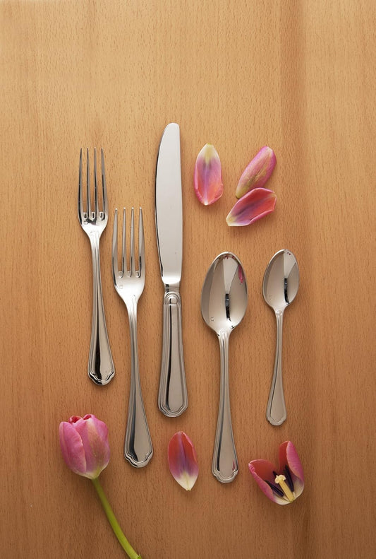 Fortessa Medici 18/10 Stainless Steel Flatware Salad/Dessert Fork, Set of 12