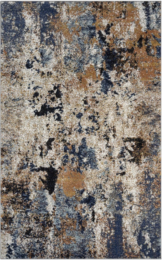 Keen Home Design Area Rugs - 10x14 Non-Shedding, Abstract Rugs for Kitchen, Living Room, Bedroom, Dining Room, Entryway - Size: 9'10" x 14', Multi