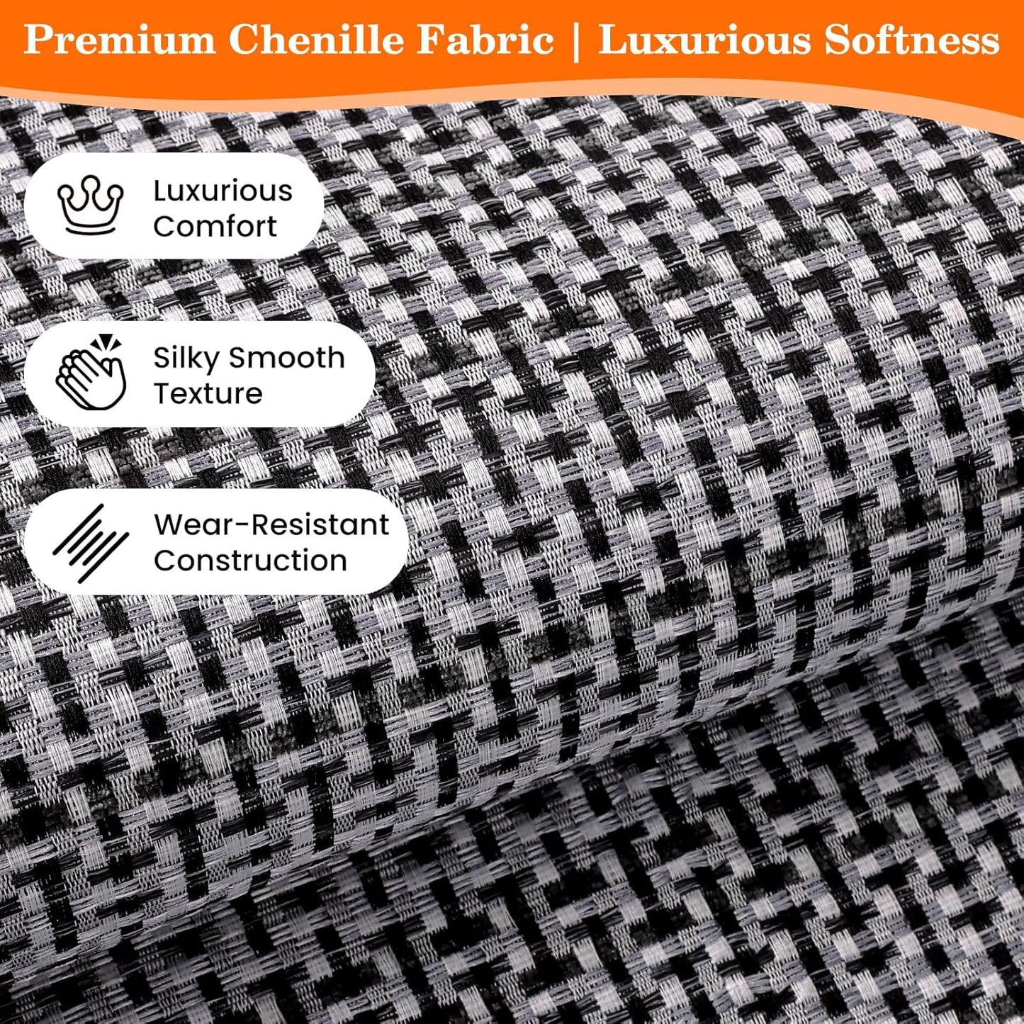 StepRite Kitchen Rugs, Kitchen Mats for Floor, 70"x20" Non-Slip Machine-Washable Kitchen Throw Rug, Absorbent Kitchen Runner Rugs Office, Kitchen Sink Standing Desk Mat, Kitchen Decor Carpet, Grey