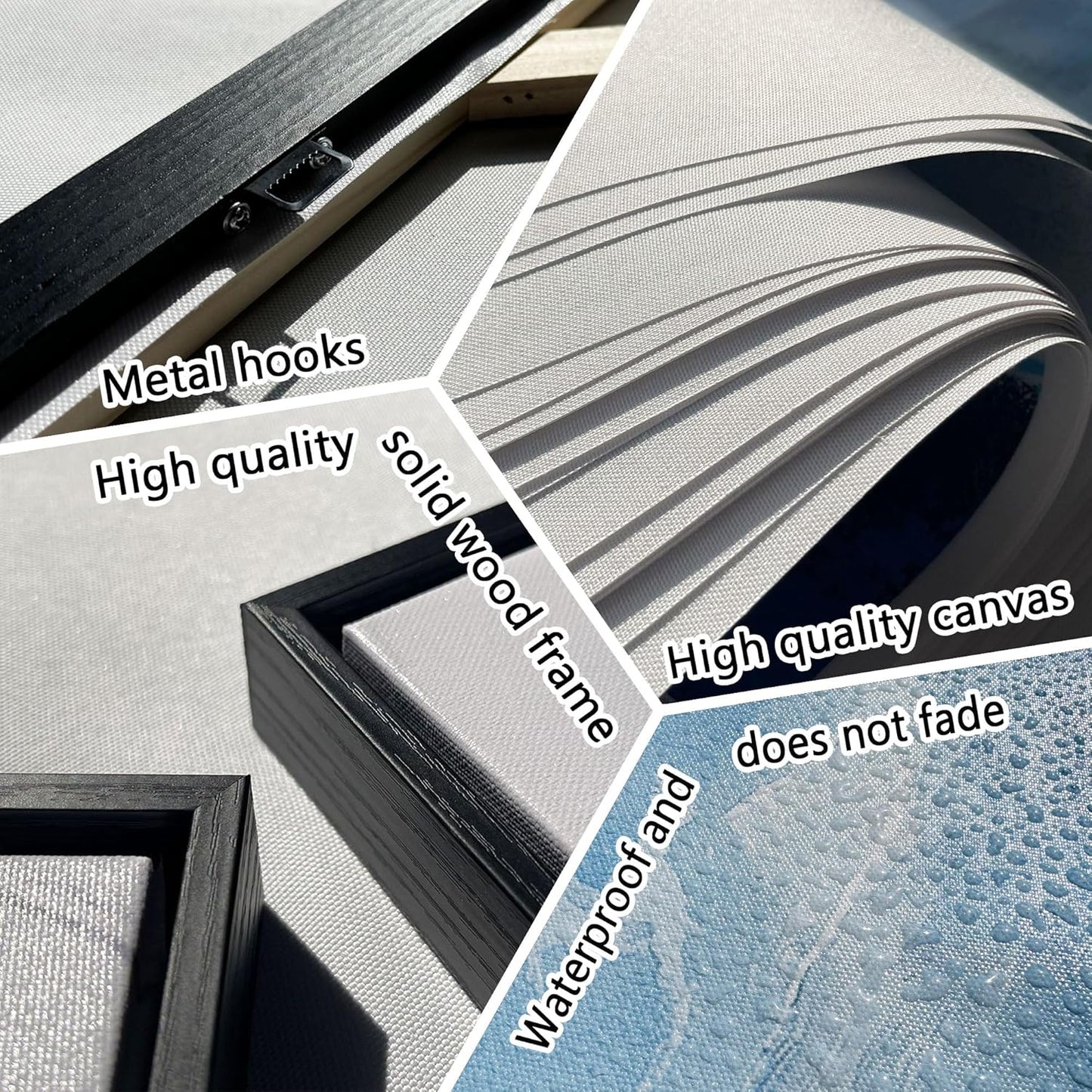 yiijeah Above Bed Wall Decor - Large Wall Art for Bedroom Pictures Wall Decoration Over Bed Framed artwork for Home Living Room Bedroom Office Decoration