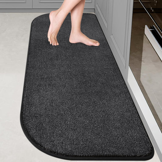 Washable Kitchen Rug 24" x 70" / 60cm x 180cm, Non Slip Kitchen Mat for Floor, Absorbent Indoor Entryway Runner Rug for Laundry, Bathroom, Bedroom (Roll Packing)