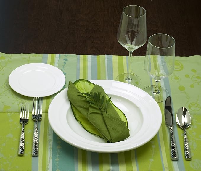 Fortessa Lucca Faceted 18/10 Stainless Steel Flatware Serving Fork, 9-Inch