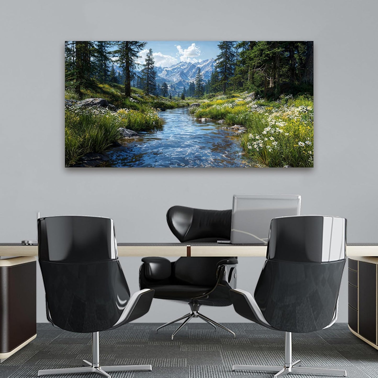 Canvas Wall Art Decor Green Nature Wall Art Prints Artwork For Walls Landscape Botanical Wall Art Decorations Canvas Art Wall Decor Modern Wall Art Pictures For Living Room Hone Office Decor 20"X 40"