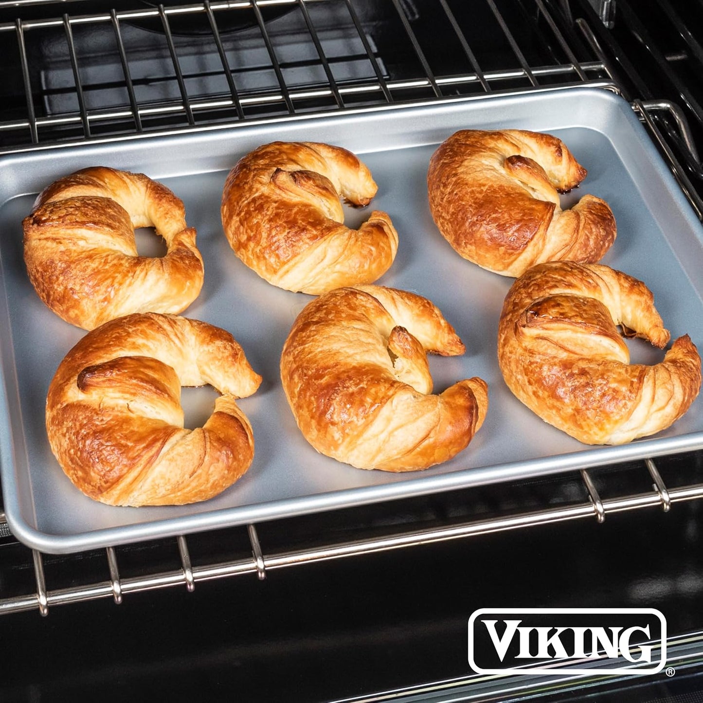 Viking 3-Piece Nonstick Baking Sheet Set, Silver