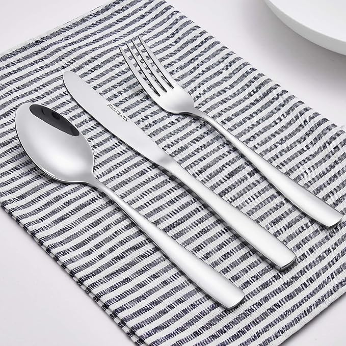 60-Piece Silverware Set,Stainless Steel Flatware Set for 12