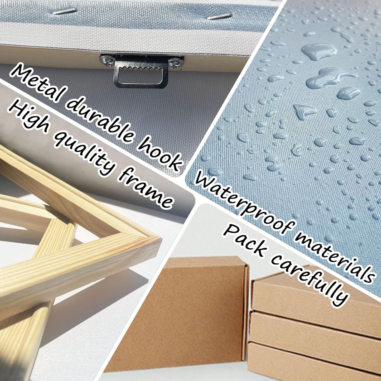 XLSJERST Black and White Abstract Wall Art - Canvas Wall Art for Living Room Bedroom Modern Gold Ink Painting Style Picture Artwork for Wall Decor Size 24x48 Inches