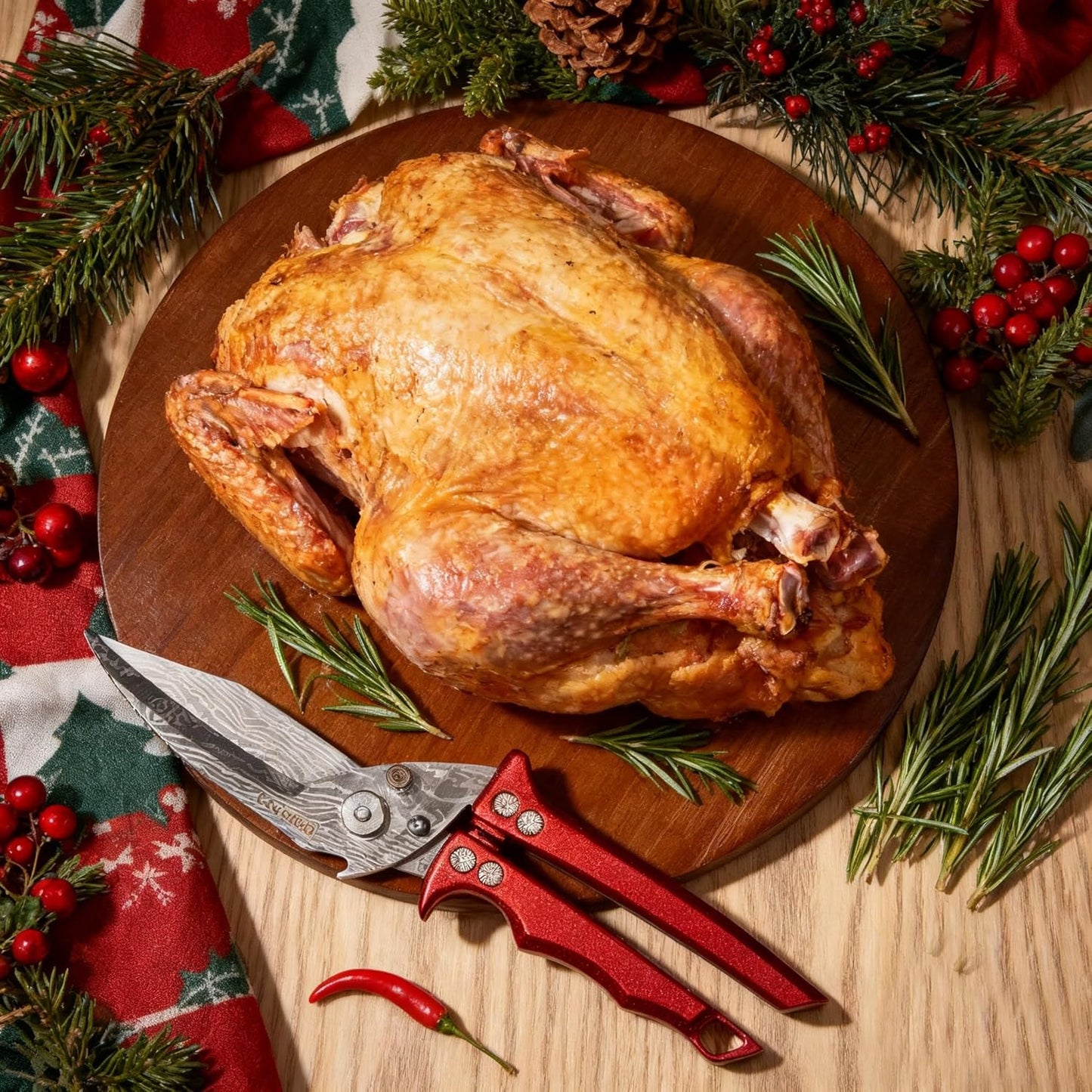 Heavy Duty Poultry Shears.Kitchen Scissors, 420J2 Stainless Steel Detachable Scissors – Ideal for Kitchen Poultry Prep : Thanksgiving Turkey, Chicken & Meat Cutting/wine