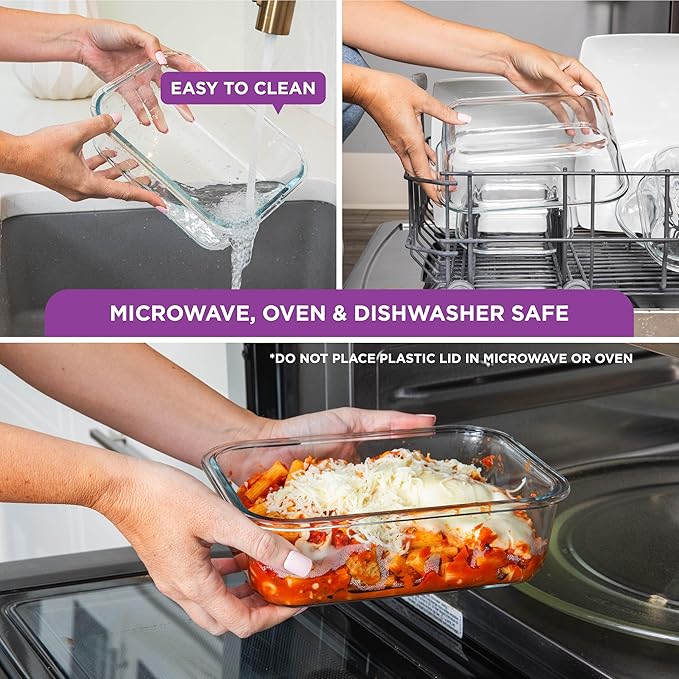 HOLDN’ STORAGE Vacuum Food Storage Containers, Set of 12 Glass Containers with Electronic & Manual Pump - Keep Food Fresh Longer, BPA-Free Glass, Leak-Proof, Ideal for Meal Prep, Marinating