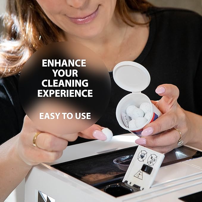 CleanEspresso - 25 Cleaning Tablets Designed For Jura Coffee Machines - 3.5g Dual Cycle Espresso Machine Cleaning Tablets for Jura Espresso Machines - Coffee Maker Cleaner