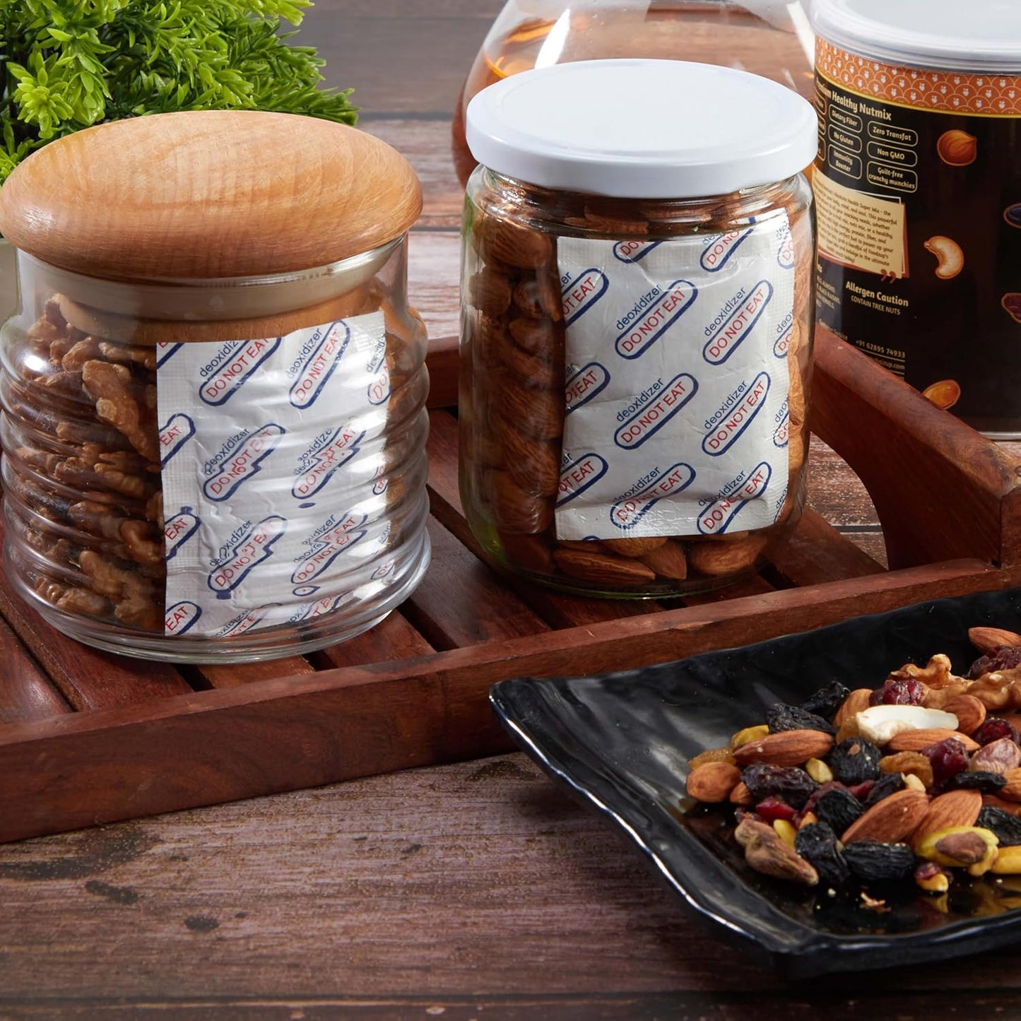 (300-Pack) 50cc oxygen absorbers for food storage,food grade oxygen absorbers packets for Home Made Jerky and Long Term Food freshness