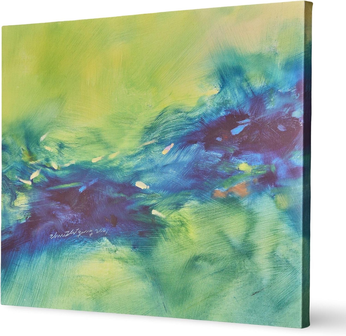 Gloliv Canvas Wall Art for Living Room – Abstract Wall Decor Painting, Artist-Authorized Reproduction Print – Modern Canvas Prints for Office, Bedroom, Bathroom & Kitchen Home Decor 32"x24"