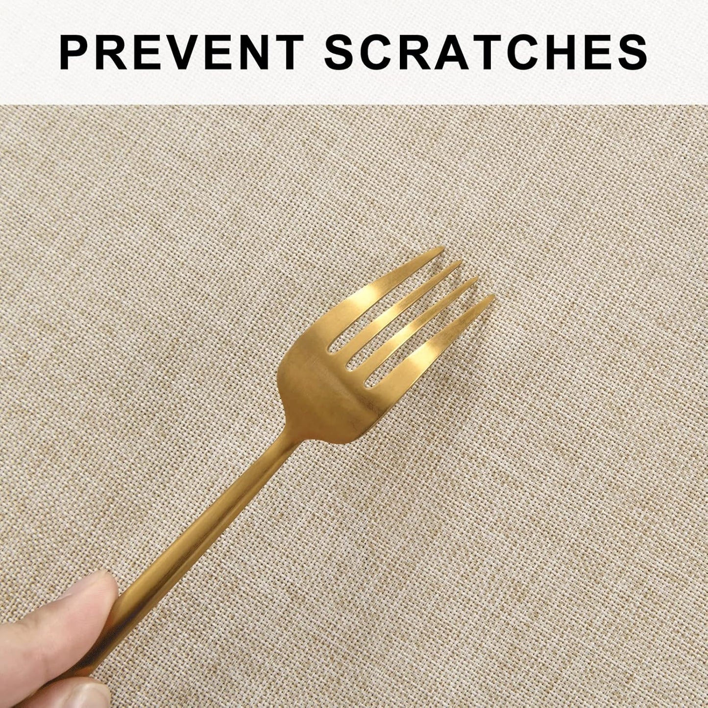 Hiasan Round Linen Tablecloth 60 Inch - Table Cloth Round Tablecloth Wrinkle and Stain Resistant Washable Polyester Fabric for Dining Room Kitchen Party, Beige