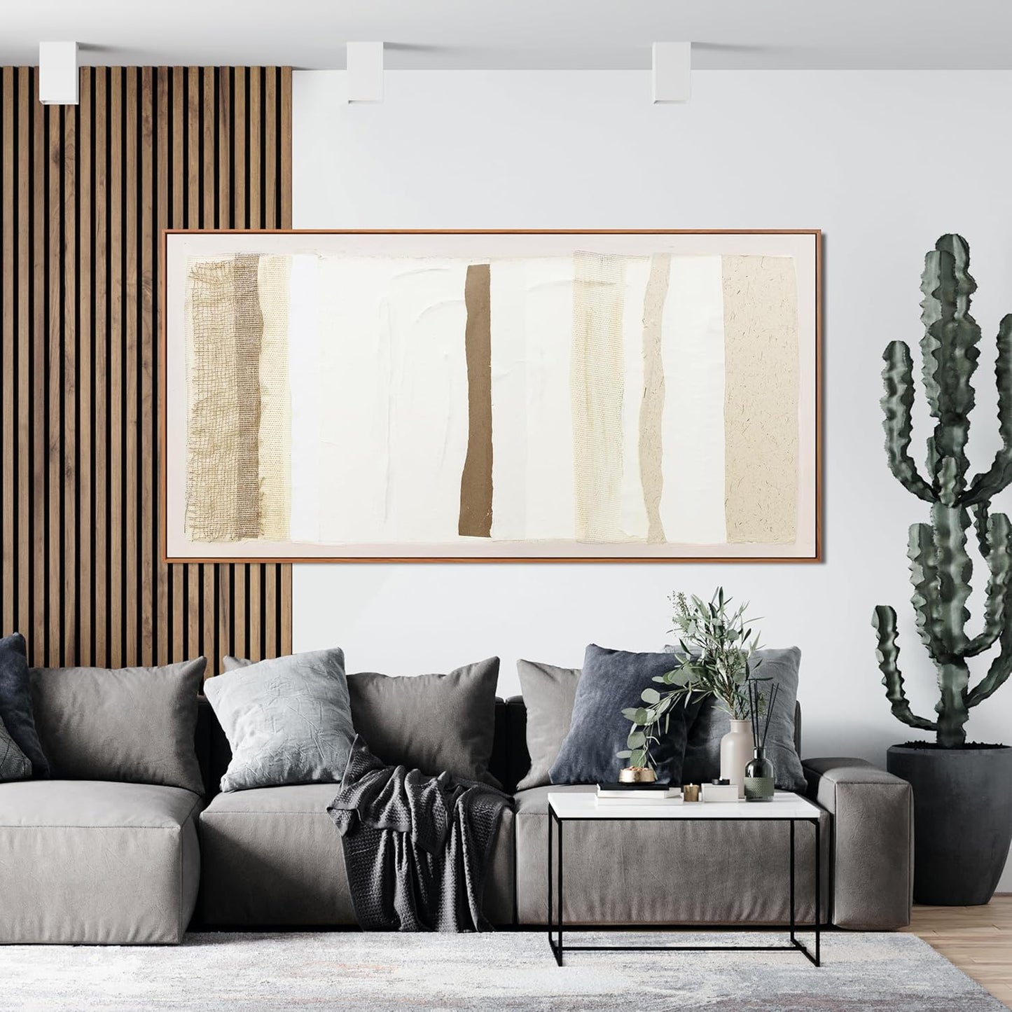 Abstract Canvas Wall Art Decor Wall Art Pictures for Living Room Large Framed Wall Art Prints Modern Boho Wall Art Decorations Canvas Art Wall Decor 29" X 58" Artwork for Walls Bedroom Office Decor