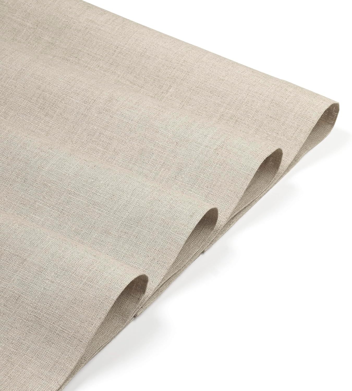 D'Moksha Homes Linen Natural Placemats Set of 4-100% Pure Linen Placemats 14 x 19 Inch for Fall, Autumn and Halloween - Handcrafted and Machine Washable