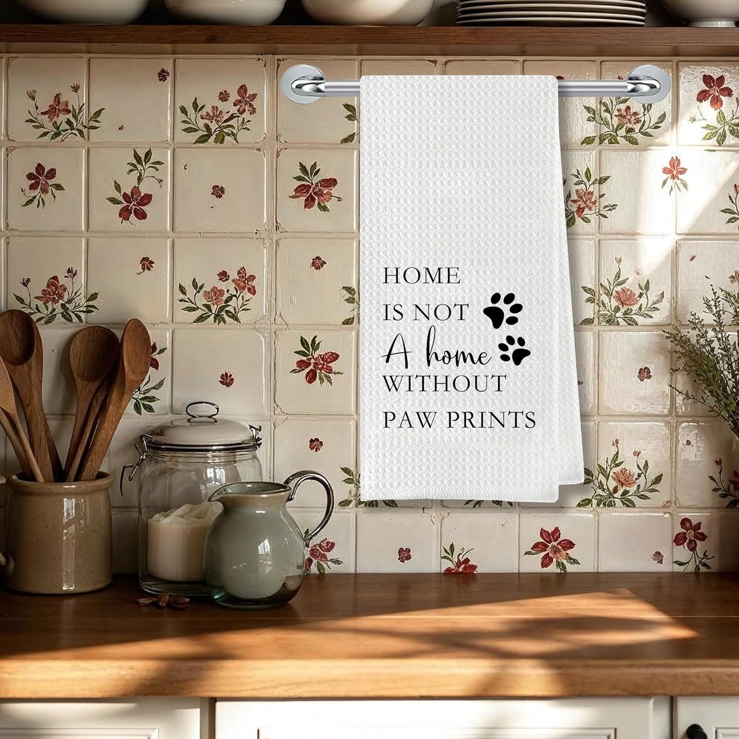 Dog Themed Kitchen Towels 16×24", Dog Mom Gifts for Women, Decorations for The Home,Housewarming Gifts New Home, Kitchen Tea Hand Towels