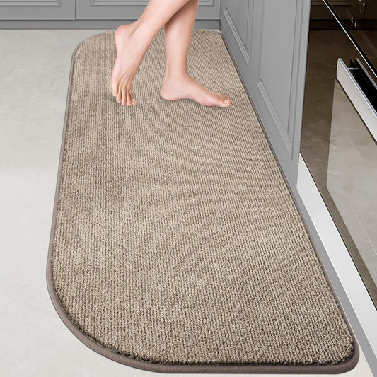 Washable Kitchen Rug 24" x 70" / 60cm x 180cm, Non Slip Kitchen Mat for Floor, Absorbent Indoor Entryway Runner Rug for Laundry, Bathroom, Bedroom (Roll Packing)
