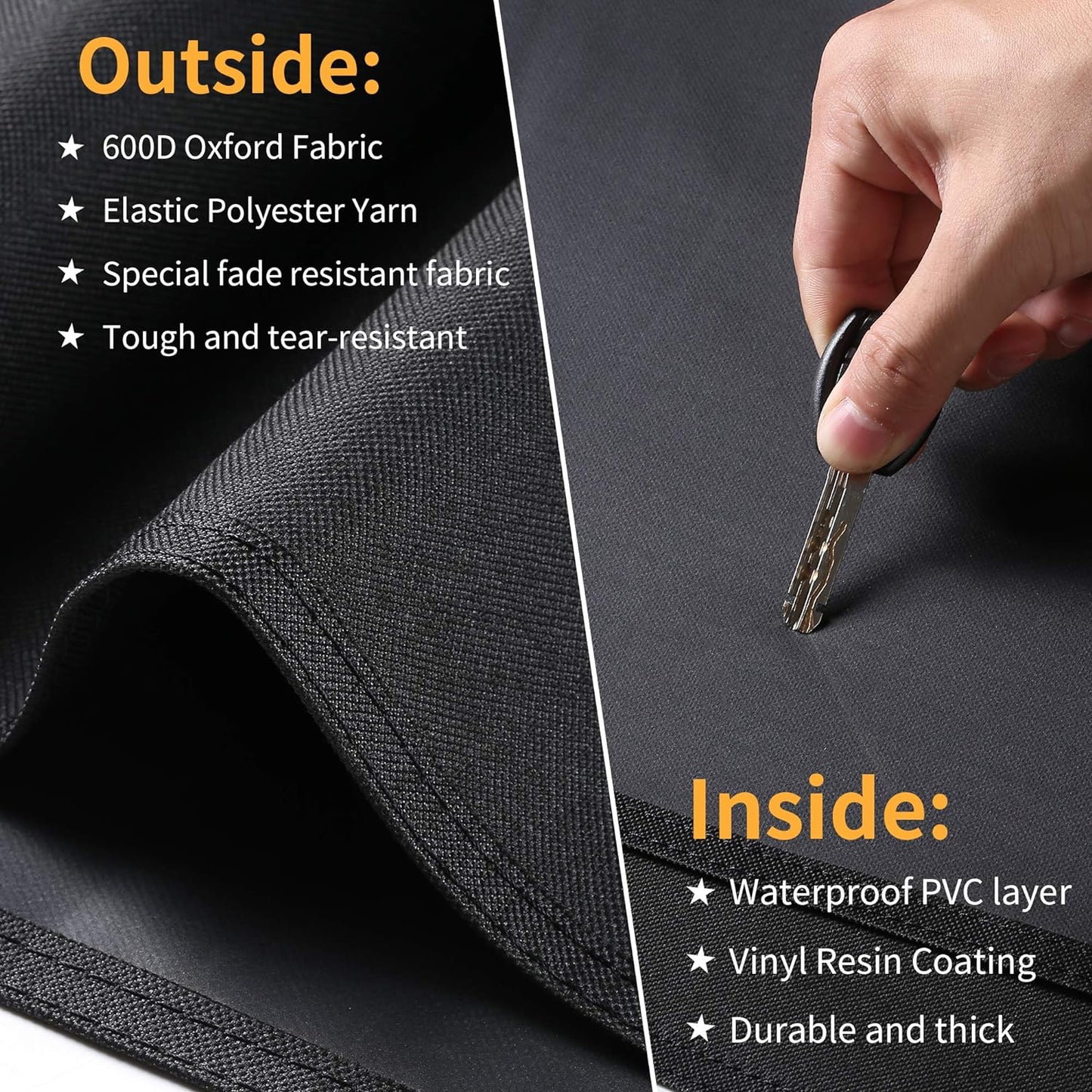 SUPJOYES Grill Cover for Traeger Pro 22 & 575 Series, Wood Pellet Smoker Cover for Traeger, Heavy Duty Waterproof BBQ Accessories with Special Zipper Design