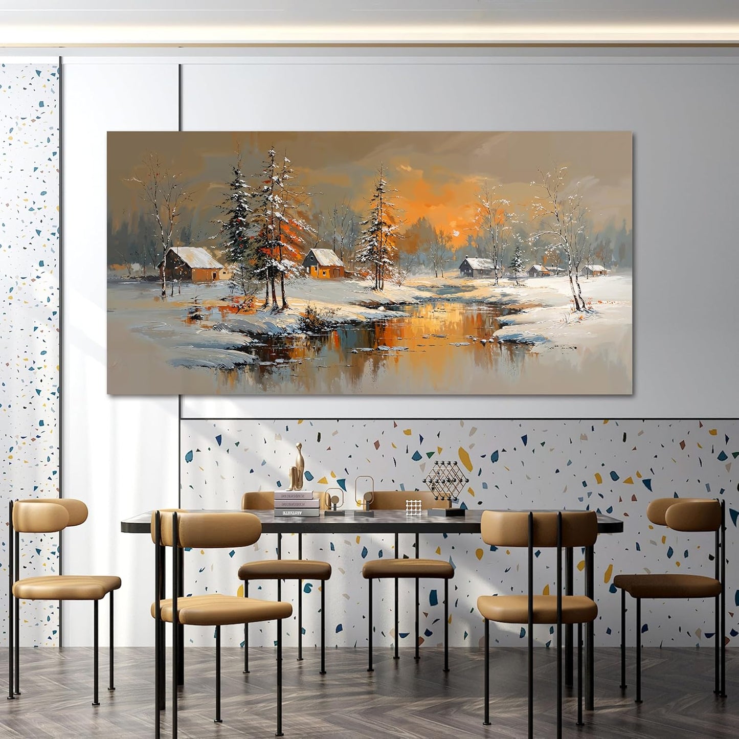 Canvas Oversized Wall Art Decor Modern Wall Art Pictures for Living Room Nature Coastal Wall Art Prints Large Landscape Wall Art Decorations Canvas Art Wall Decor Artwork for Walls Home Office Decor 29"X58"