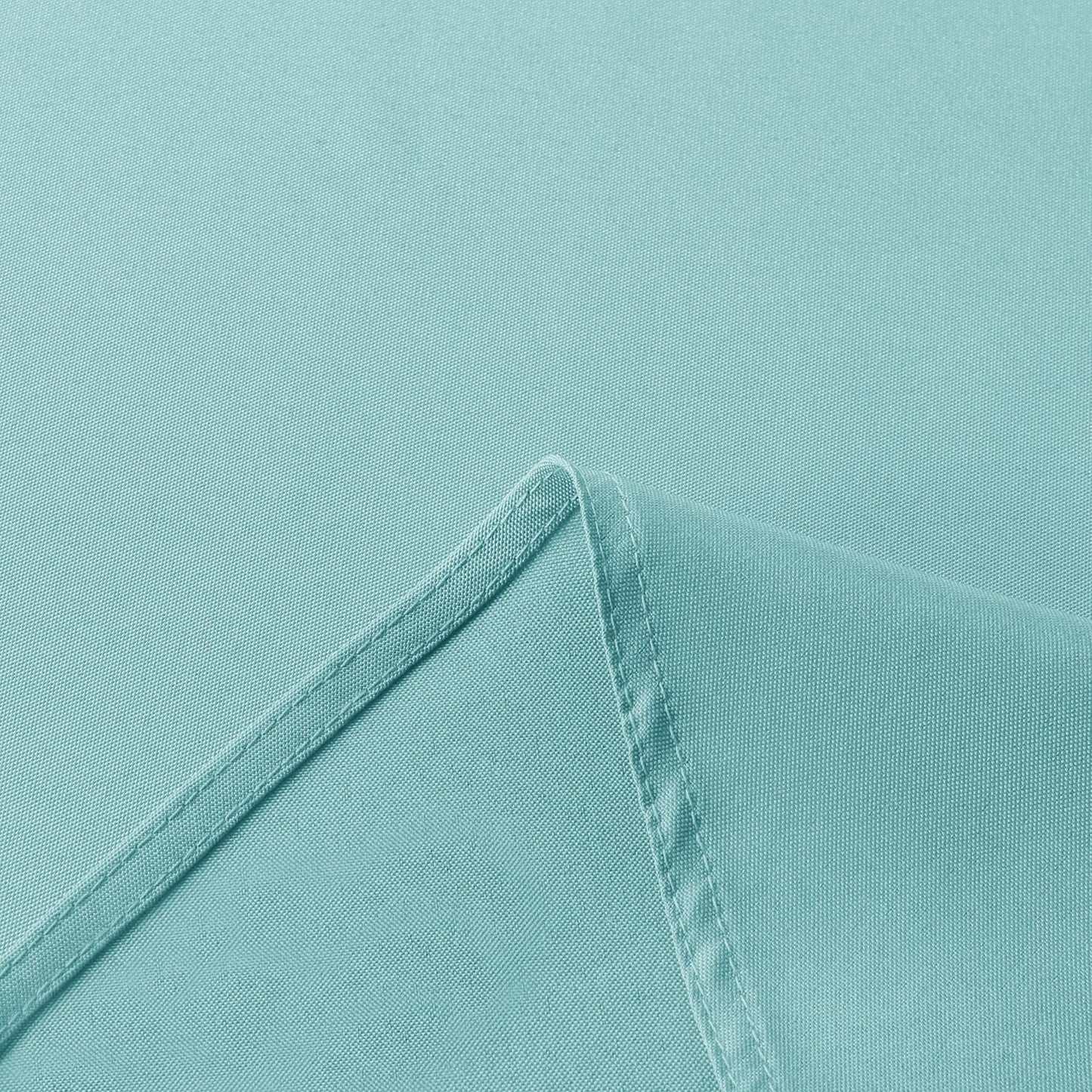 sancua Rectangle Tablecloth - 60 x 102 Inch - Stain and Wrinkle Resistant Washable Polyester Table Cloth, Decorative Fabric Table Cover for Dining Tables, Buffet Parties and Camping, Turquoise